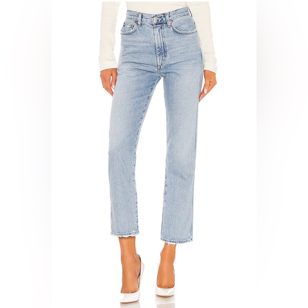 Agolde Pinch Waist High Rise Kick in Riptide size 28, excellent condition